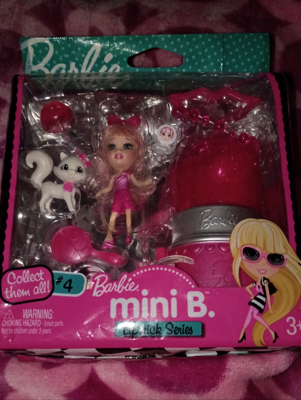 NWT Barbie Mini B. Lipstick Series